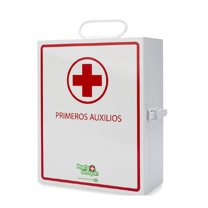 Botiquín Chapa Pintura Horneada 282x224x100 (28 Elementos) Cod 315