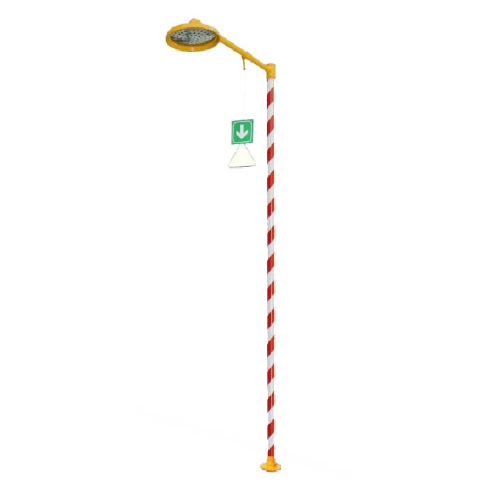 Ducha Accionamiento Manual Galvanizada Pintura Epoxi