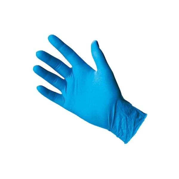 Guante Nitrilo Examinación Sin Polvo Caja x 100 Talles S-M-L-XL