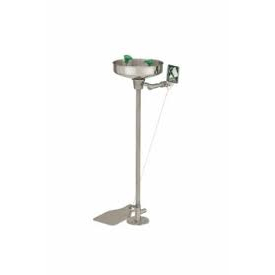 Lavaojos de Pie Accionamiento Manual y Pedal Acero Inoxidable AISI 304