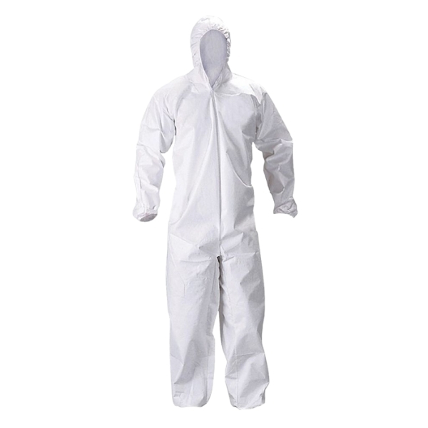 Mameluco Descartable Laminado Respirable con Capucha Idem Tyvek Talles XL-XXL-XXXL