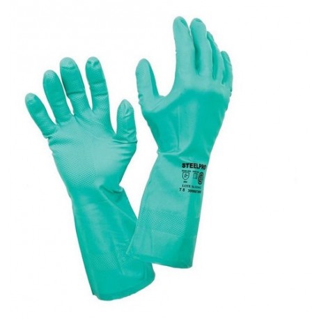 Par Guante Acrilo Nitrilo Flocado Talles del 7 al 11 IRAM