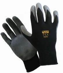 Par Guante Tejido Nylon Nitrilo Foam Espumado G10 Dorso Ventilado Talle 9 IRAM