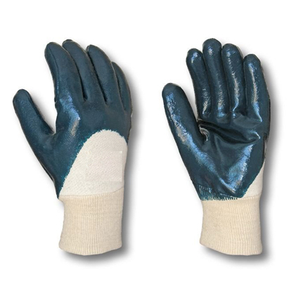 Par Guante Nitrilo Azul Liviano Puño Elástico Dorso Ventilado IRAM