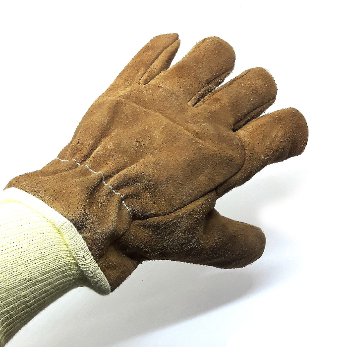 Par Guante Cuero Ignífugo para Bombero