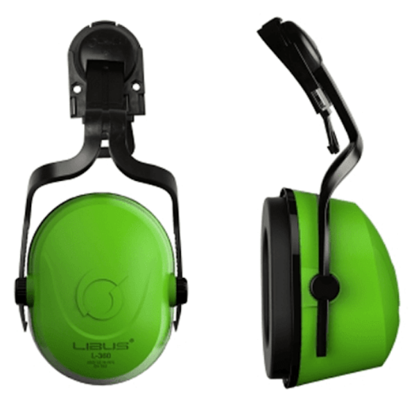 Protector Auditivo Copa Libus L-360 Hi Visibility para Casco NRR 29 db IRAM
