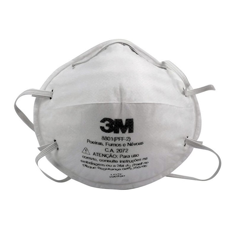 Respirador 3M 8801 P2 para Polvos Humos y Neblinas