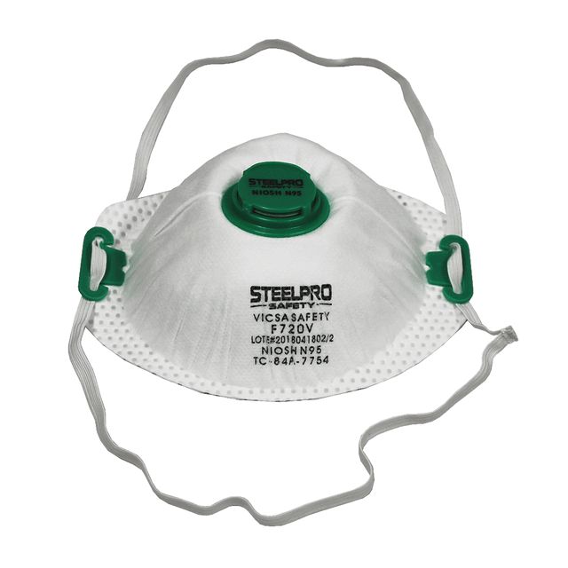 Respirador SteelPro F333 R95 para Soldadura con Válvula Idem 3M 8214