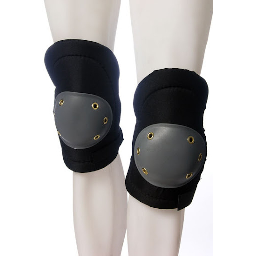 Rodillera de Seguridad Goma Espuma Alta Densidad Coraza Exterior Plástica